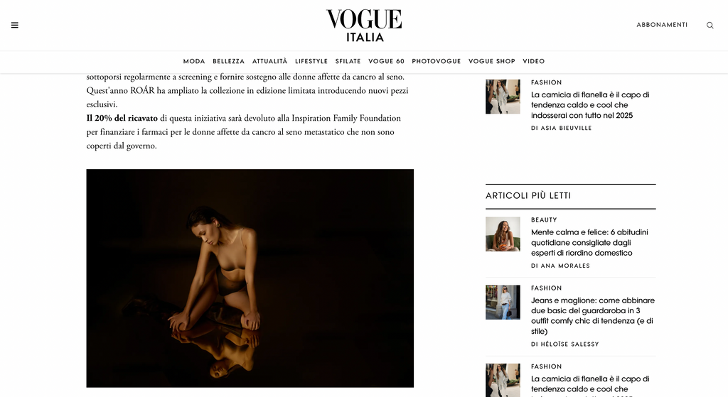 VOGUE.IT ABOUT PINK OCTOBER